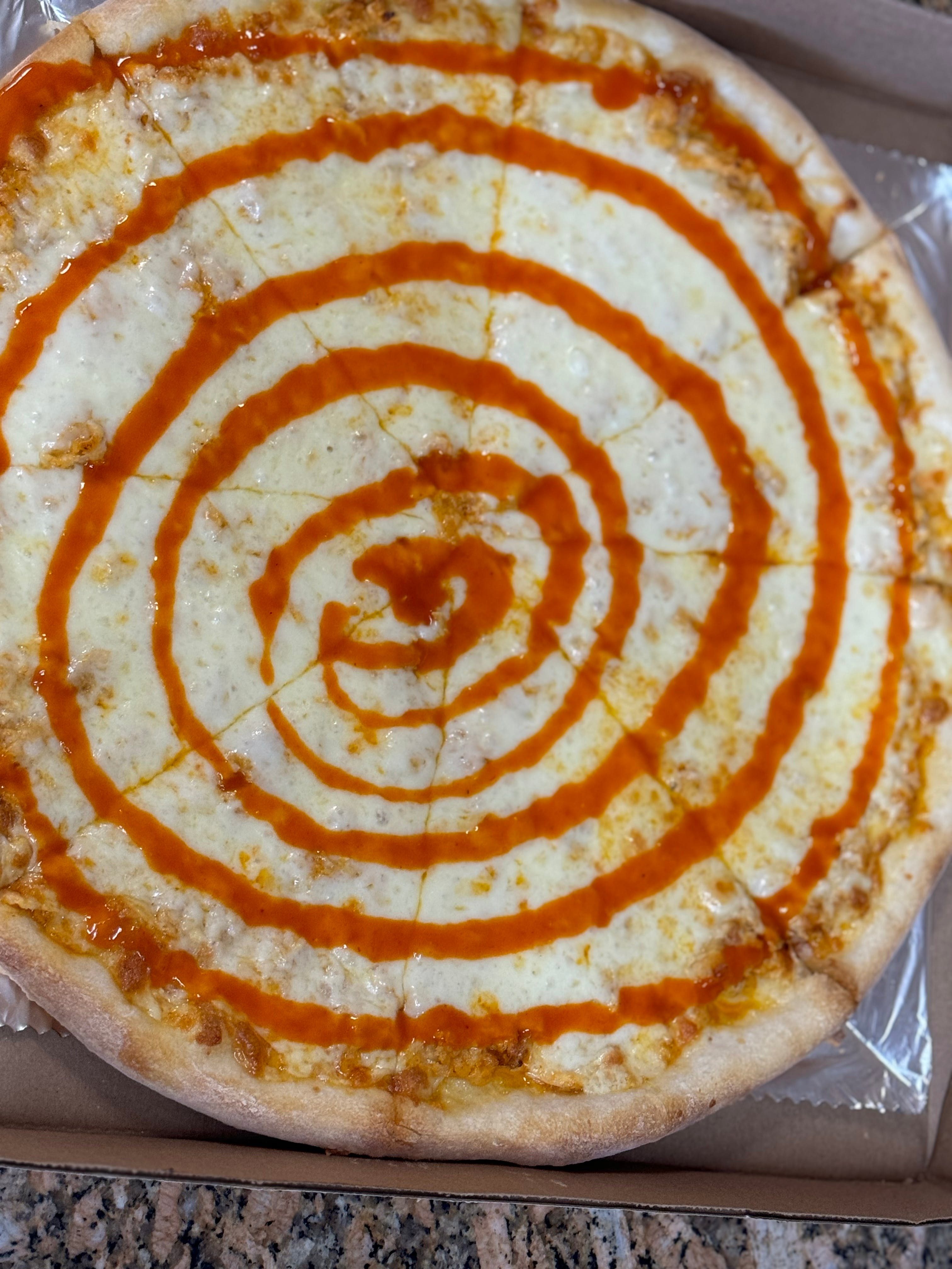 Buffalo Chicken Pizza.