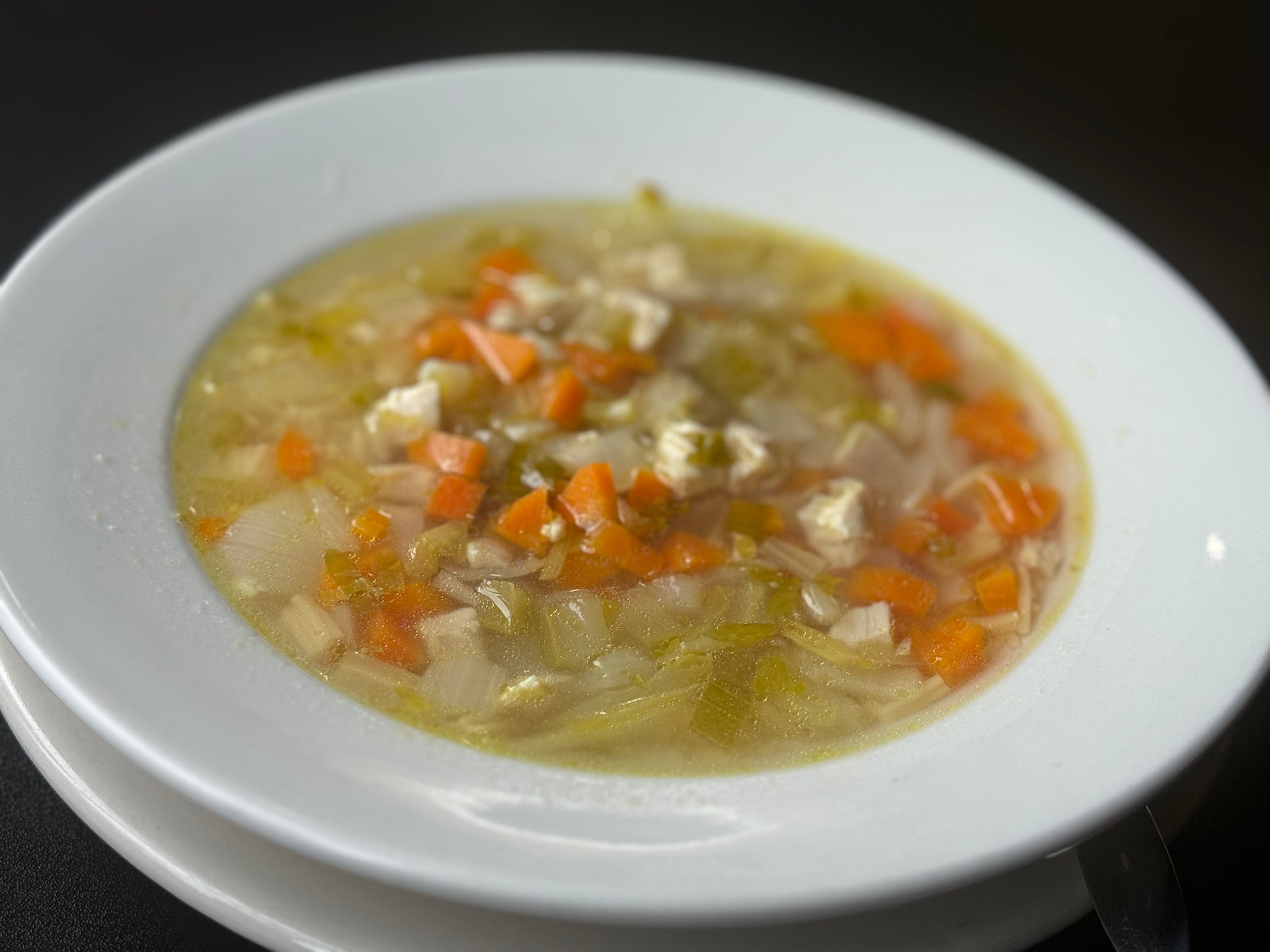 Chicken Pastina Soup.