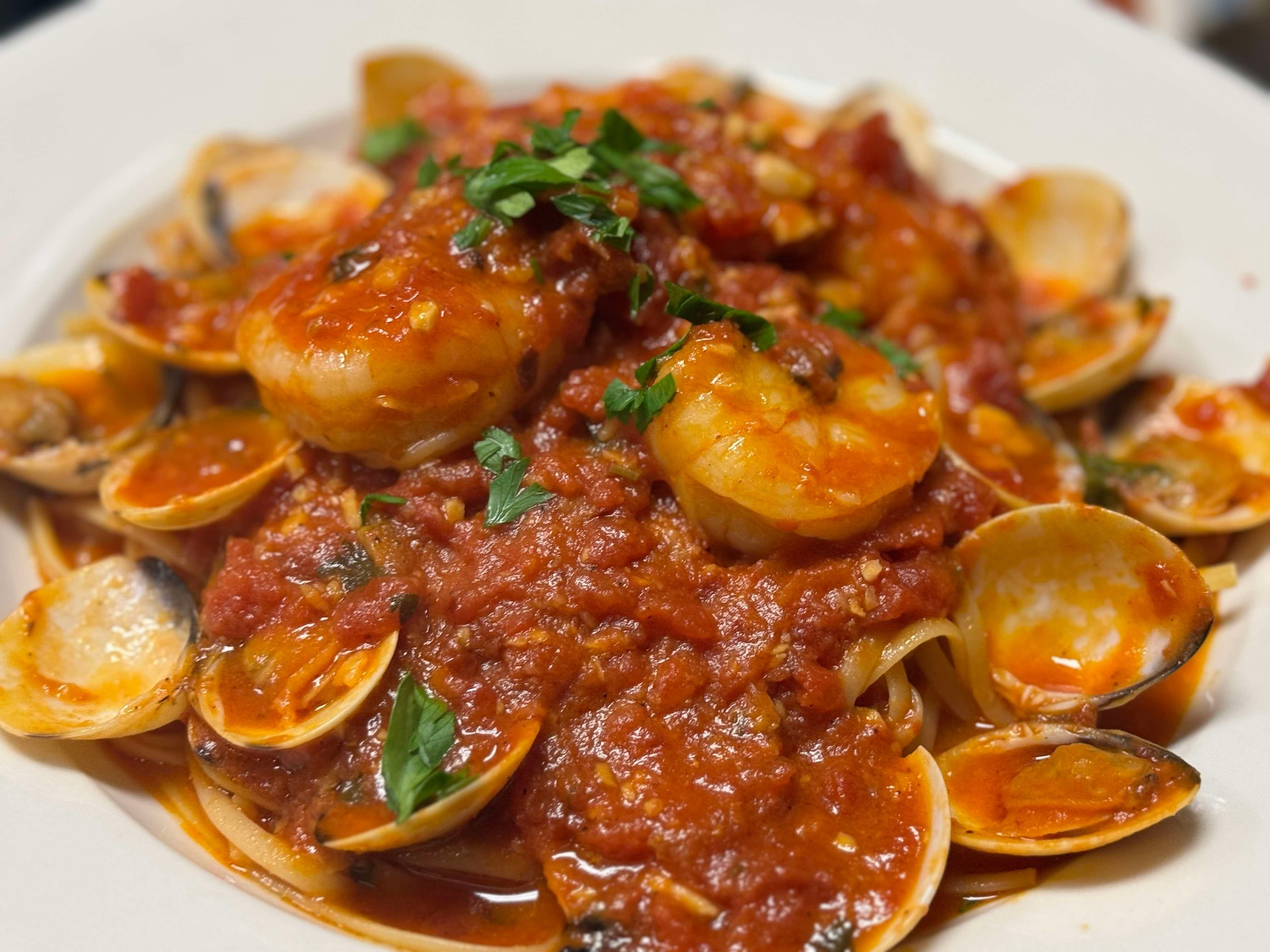 Shrimp & Clams.
