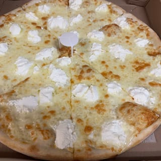 White Pizza with Ricotta Cheese