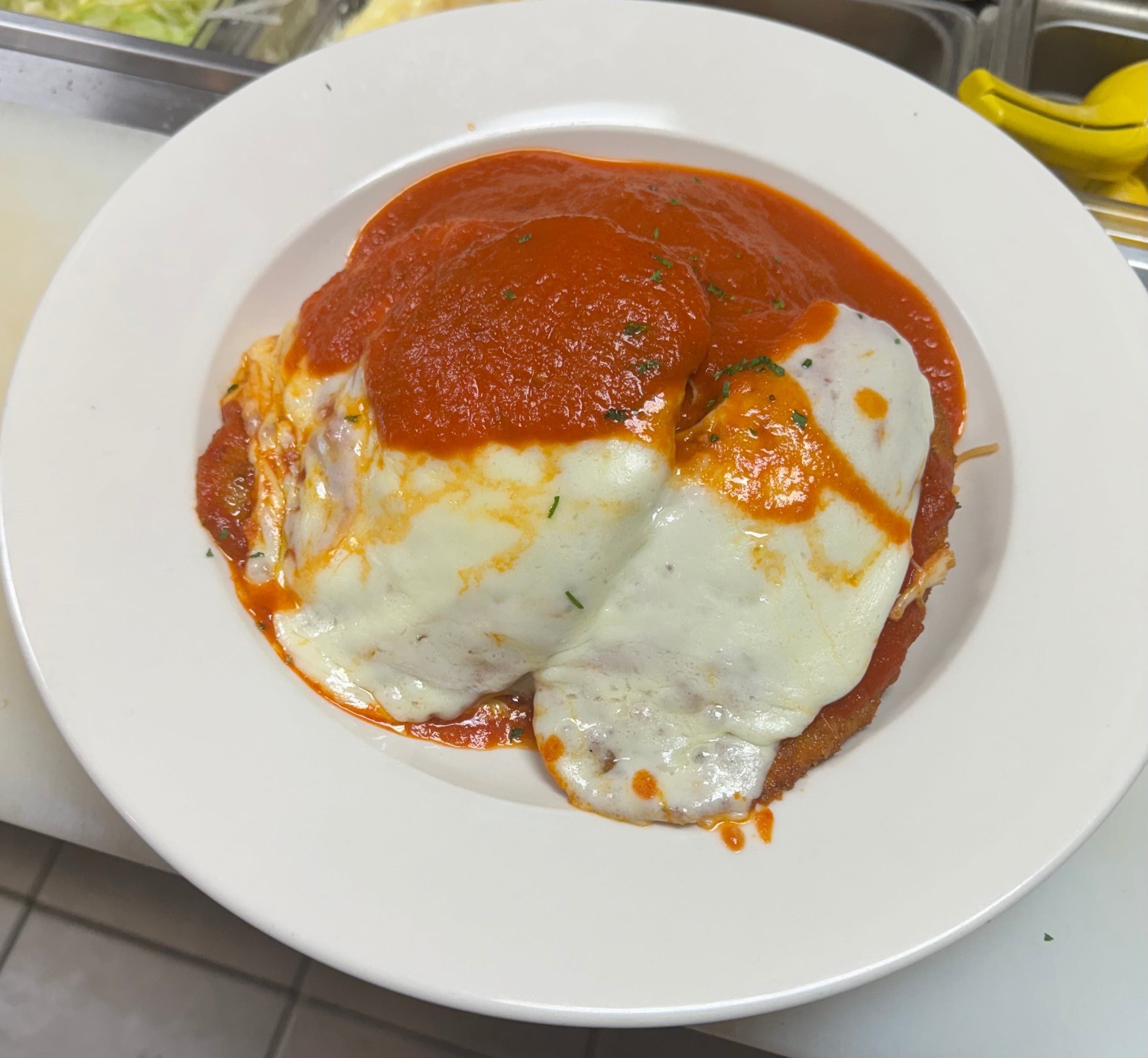 Eggplant Parmigiana (Baked Pasta).