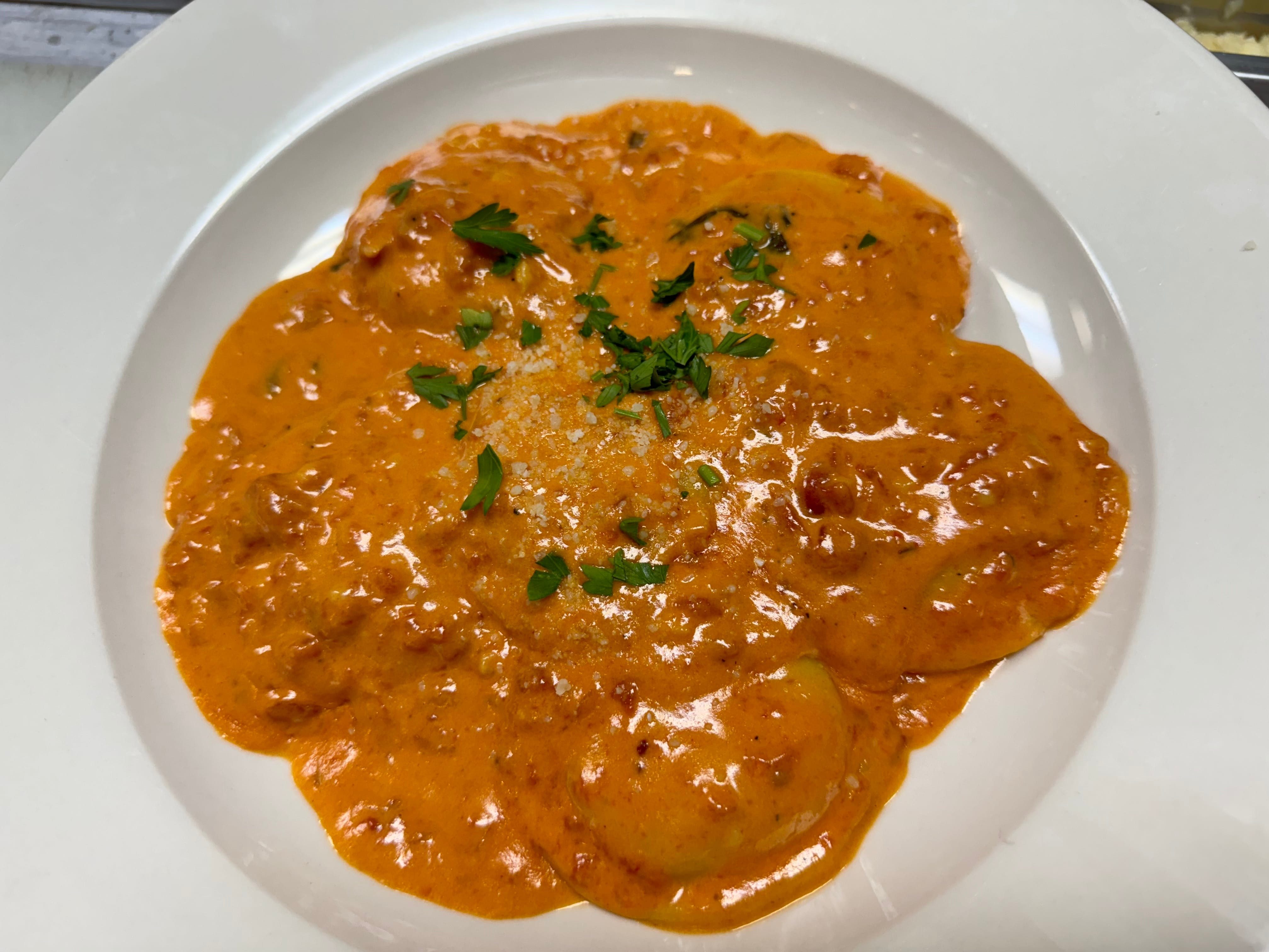 Lobster Ravioli.