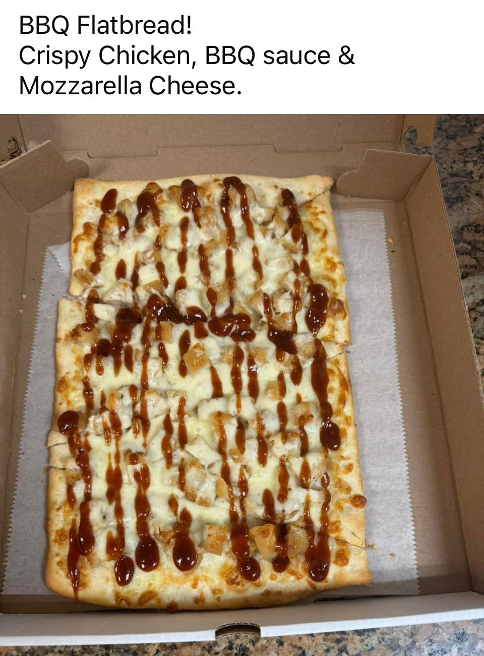 BBQ Flatbread.