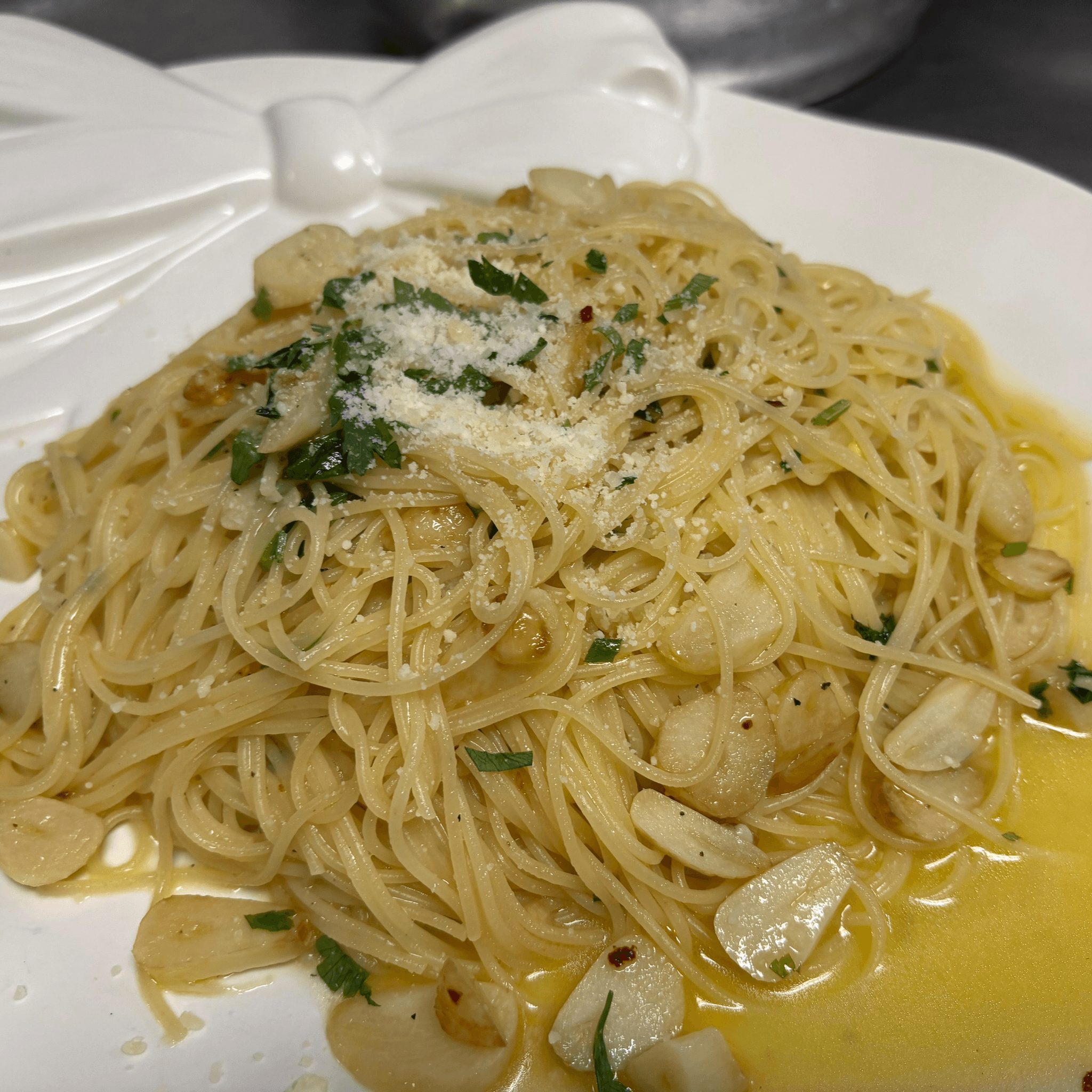 Pasta with Garlic & Oil.