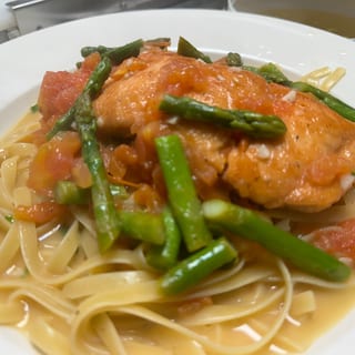 Salmon Scampi