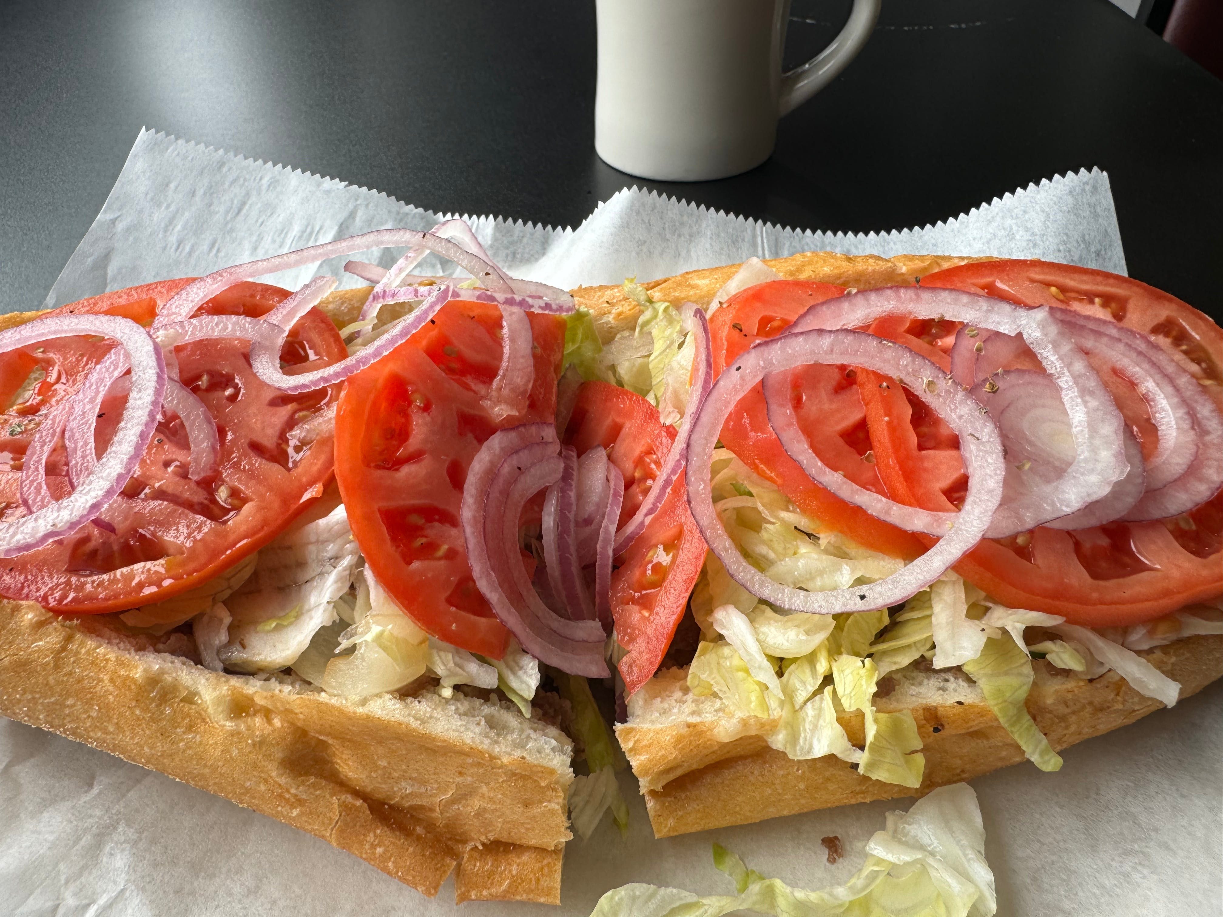 Cheese Steak Hoagie.